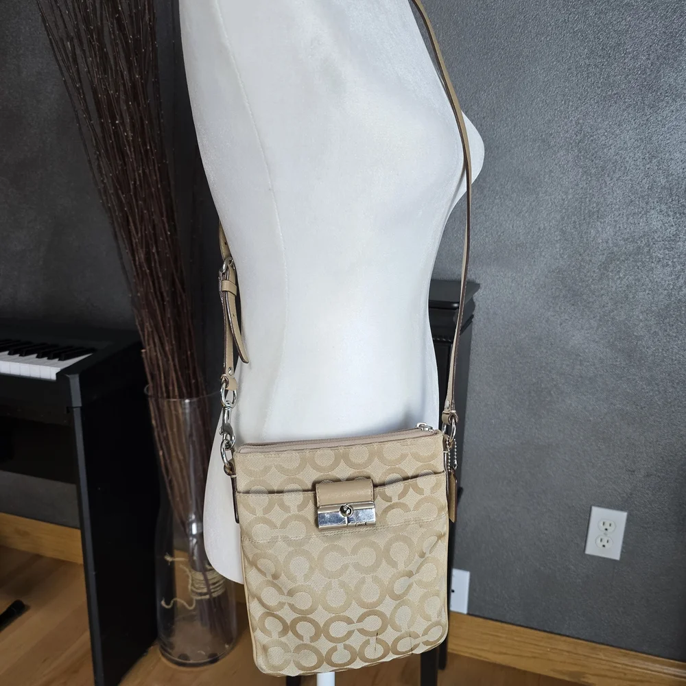 Coach Beige Crossbody Bag